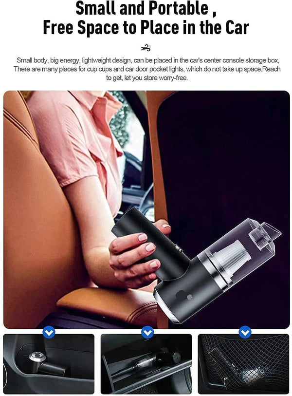 Wet & Dry Car Vacuum Cleaner - Flat 50% Off