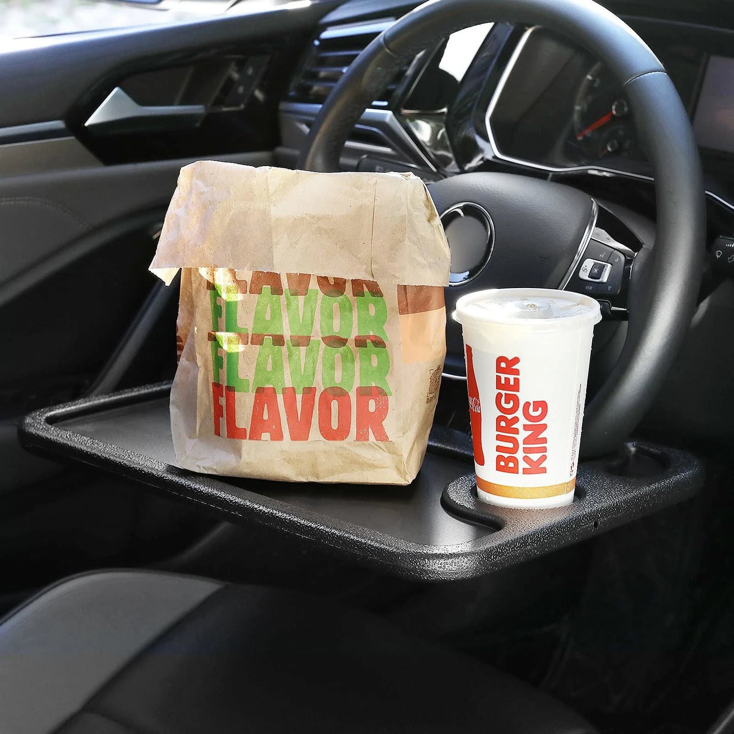 2 in 1 Multipurpose Universal Car Steering Wheel Tray Desk